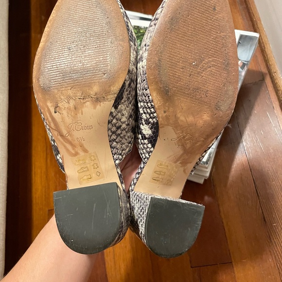 J. Crew Snakeskin Mule, size 8.5 - Picture 10 of 15